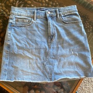 Calvin Klein denim mini skirt